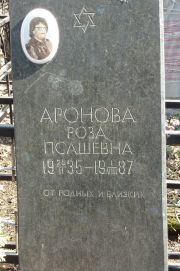 Аронова Роза Псашевна, Москва, Востряковское кладбище